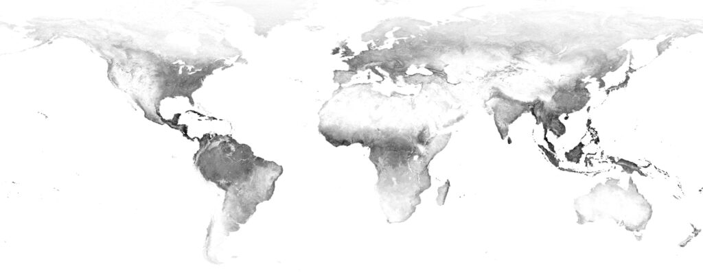 Earth projection map